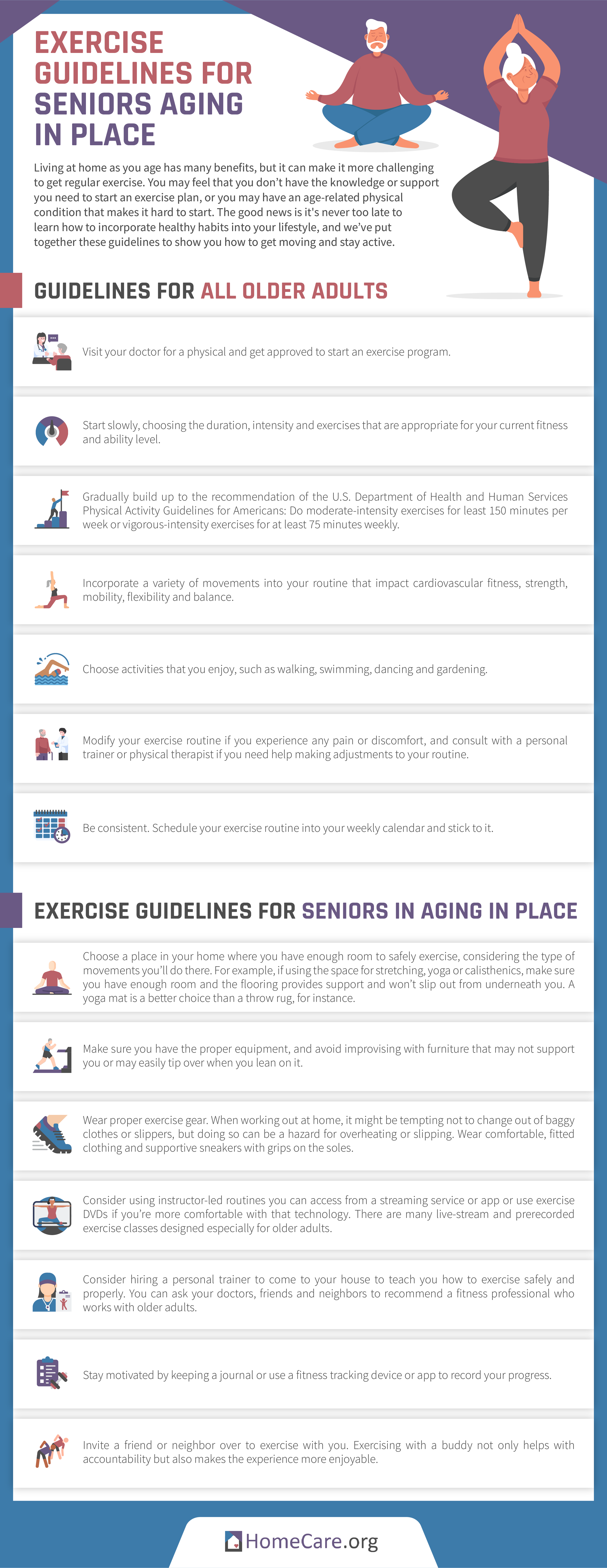 Exercise Guide For Seniors Aging In Place HomeCare